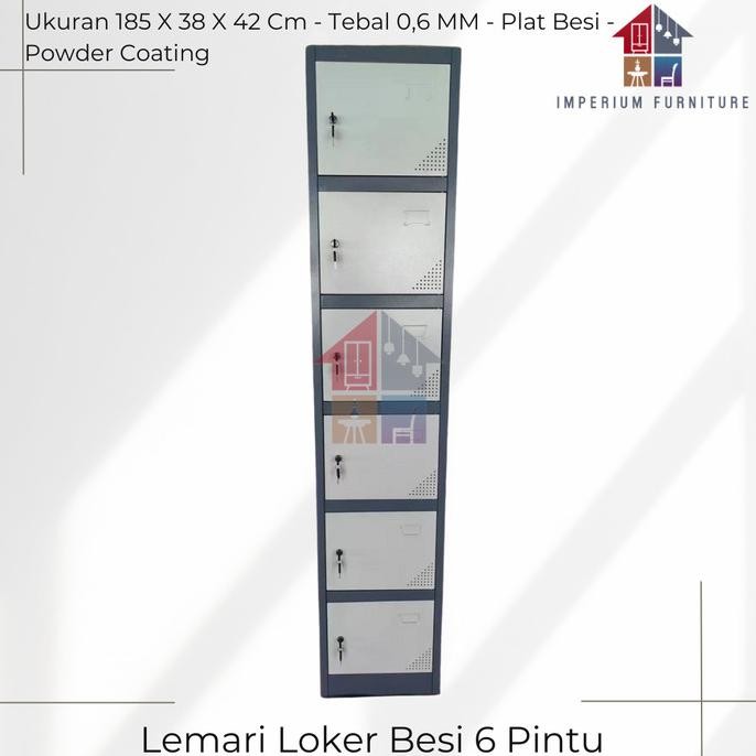 

Loker Besi 6 Pintu / Loker Besi / Loker Sekolah / Loker Karyawan / Locker Besi / Locker 6 Pintu / Locker Besi / Loker 6 Pintu