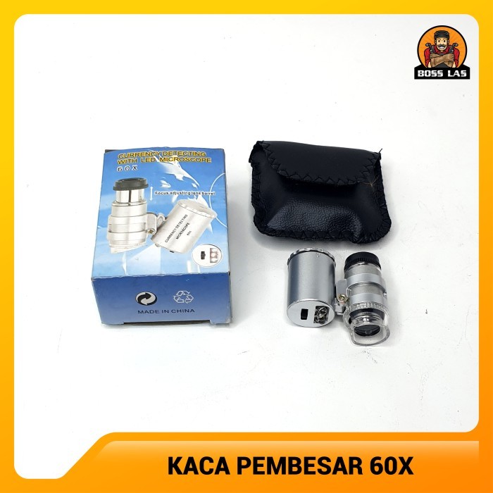 

Lup Kaca Pembesar Lensa 60X Optik / Magnifying Glass 60X
