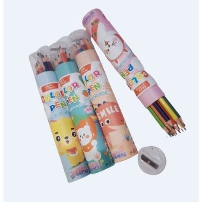

Pensil Warna Tabung Ben Fang / 12 Warna + Serutan