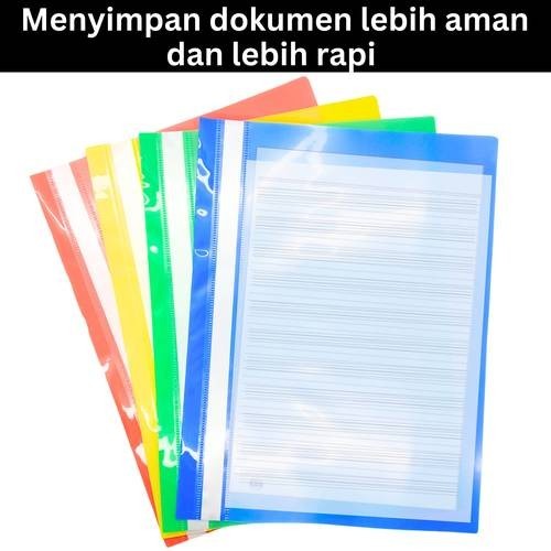 

12 Pcs Map Bisnis A4 Folio Map Bussiness Folder File Snelchecter Map Dokumen Plastik Bukan Joyko