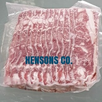 

PORK STREAKY BACON - PRODUCT OF BALI - KEMASAN EKONOMIS @1KG