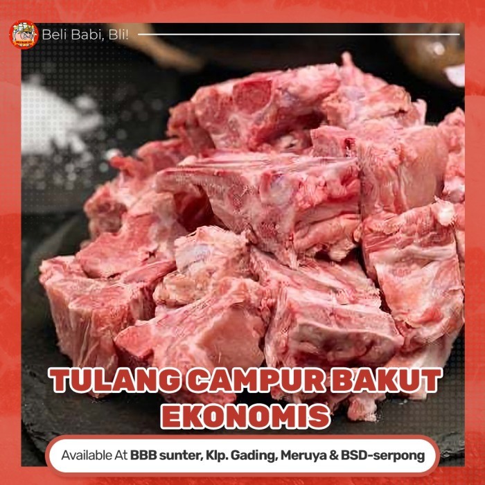 

DAGING BAKUT BABI BALI POTONG EKONOMIS TULANG CAMPUR BANYAK DAGING