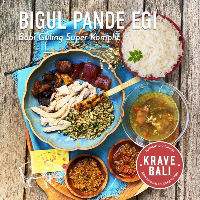 

BIGUL PANDE EGI BABI GULING - READY TO EAT - KRAVE BALI