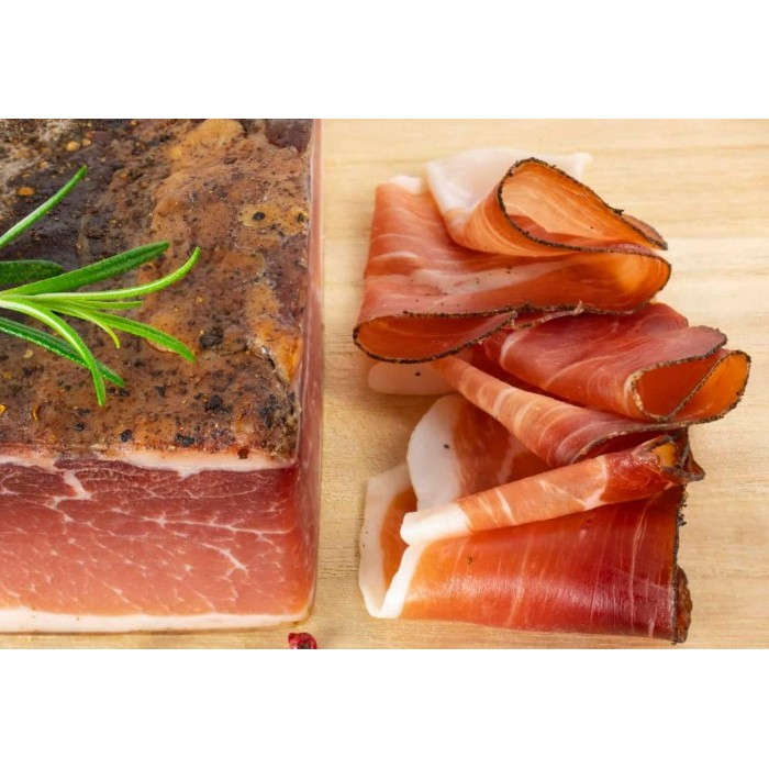 

PORK DOUBLE SMOKED PROCIUTTO SLICED 200