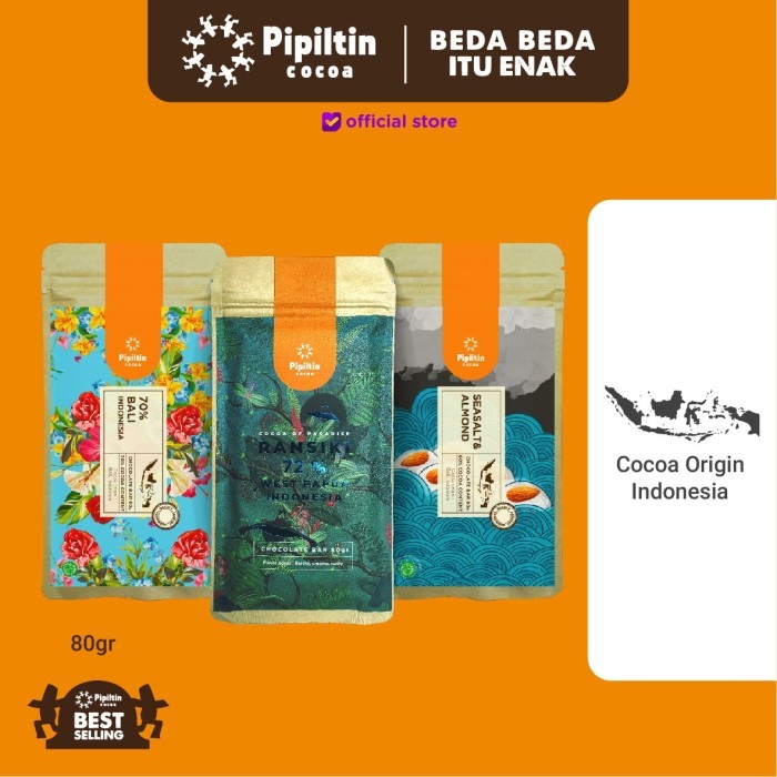 

PIPILTIN COCOA CHOCOLATE - CHOCOLATE PACKAGE BAR BEST SELLING 80GR