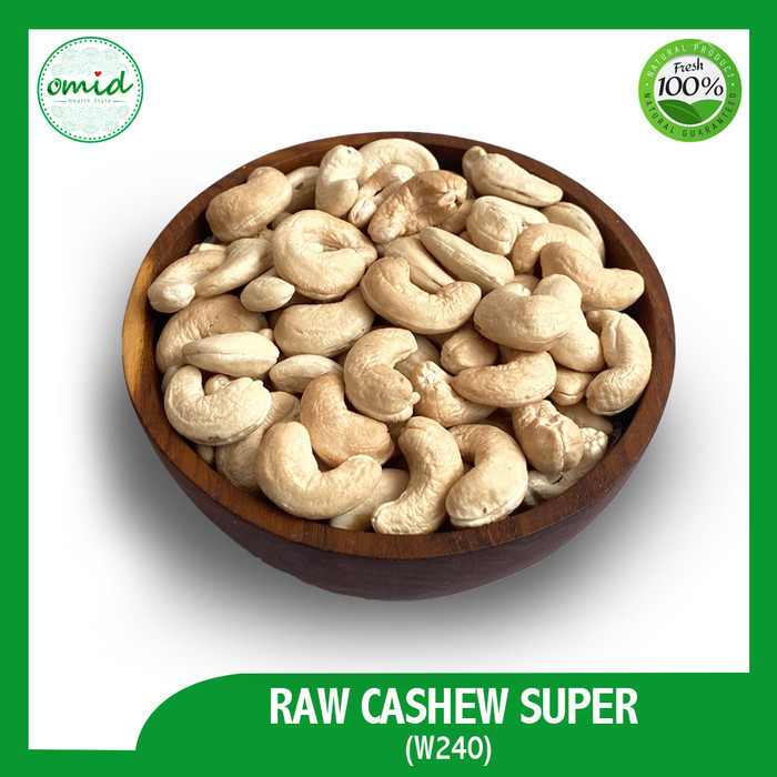 

RAW CASHEW NUTS SUPER (KACANG MEDE / METE KUPAS - MENTAH SUPER) 1KG