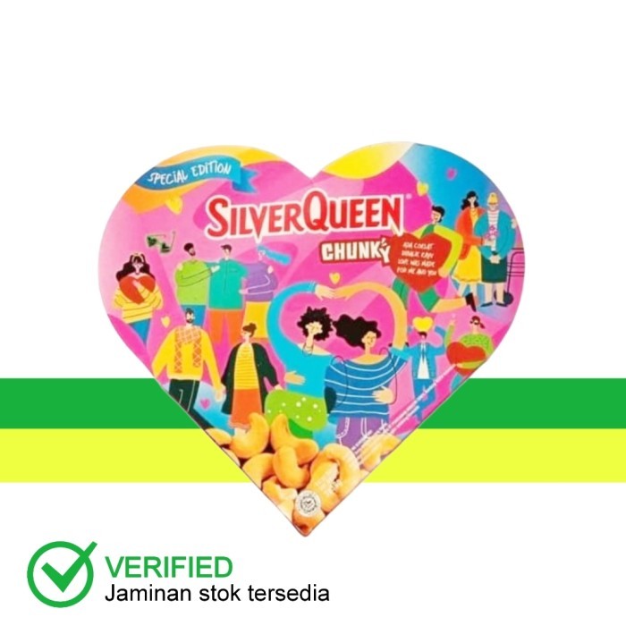 

SILVERQUEEN CHOCOLATE CHUNKY CASHEW LOVE VALENTINE EDITION 3 X 30 G