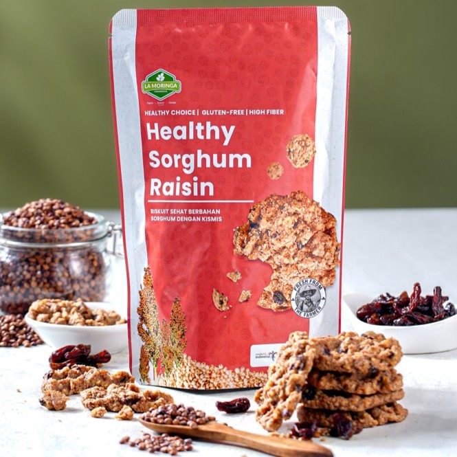 

PAKET BUNDLING: KELOR ENERGIZER BISKUIT SEHAT (HEALTHY SORGHUM RAISIN) + TEH KELOR (MORINGA DRIP