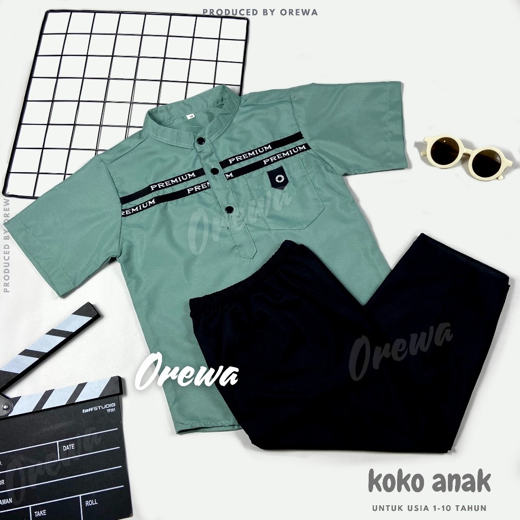 Satu Stel Koko Muslim Satelan Baju Dan Cekaba Model Simpel Kko Tk Faud Sd Terbaru2025 Bsju Lebaran K