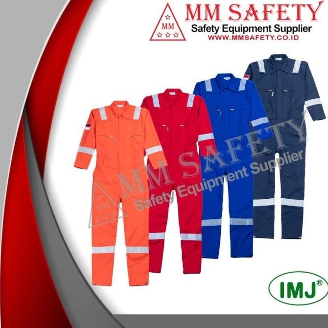 WEARPACK IMJ COTTON 100% / COVERALL 3M (ANTI PERCIKAN API)