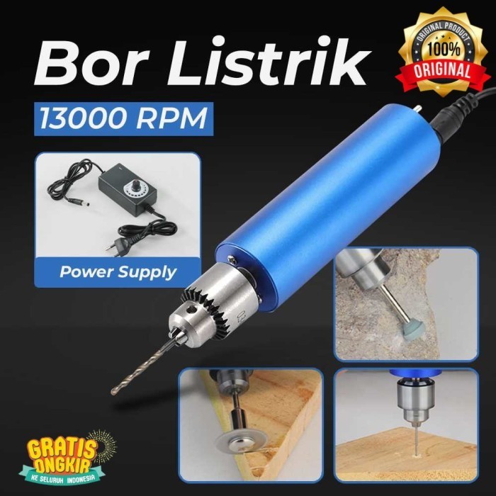 MURAH mini bor listrik bor dc adjustable speed bor pcb bagus mesin bor grind