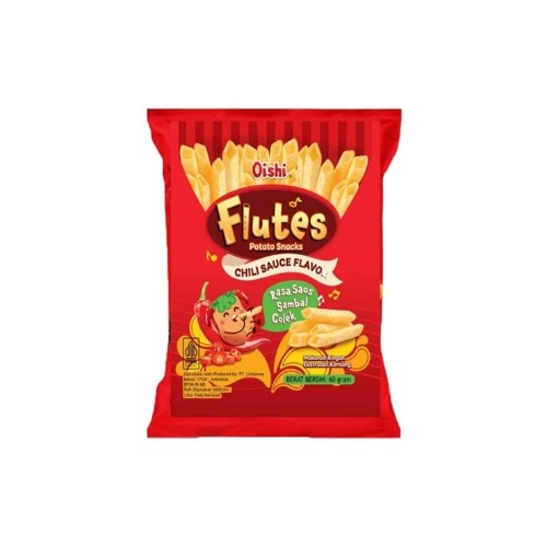 

Oishi Flutes Rasa Saos Sambal Colek 60Gr