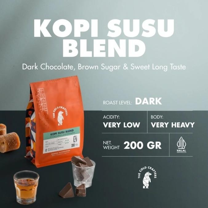 

Kopi Susu Blend Arabica 20% Robusta 80% Roasted Coffee Beans Biji
