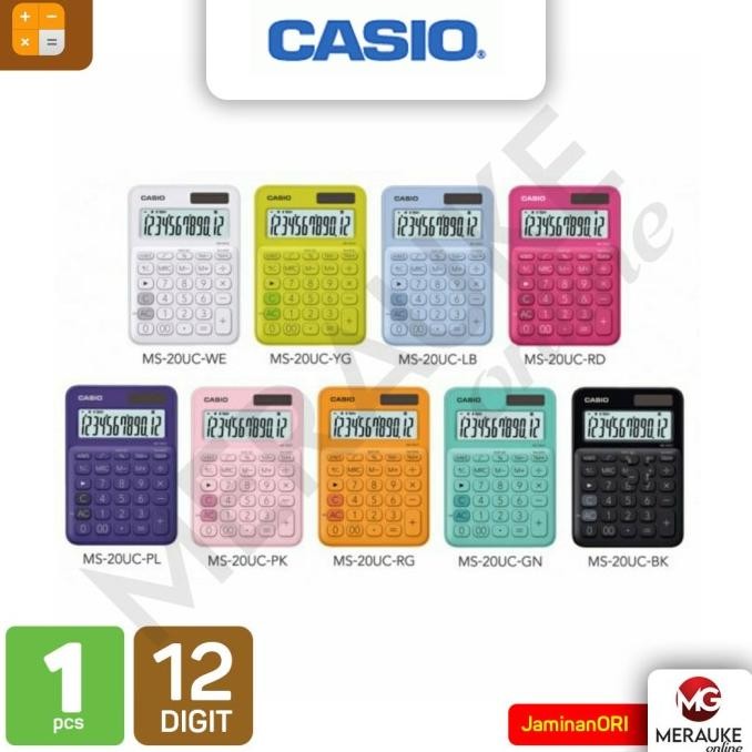 

Calculator CASIO MS-20UC Colorful