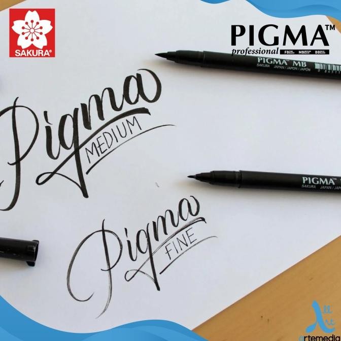 

Trending Brush Pen Sakura Pigma Professional Brush Pigment Ink Pena Kuas Neo