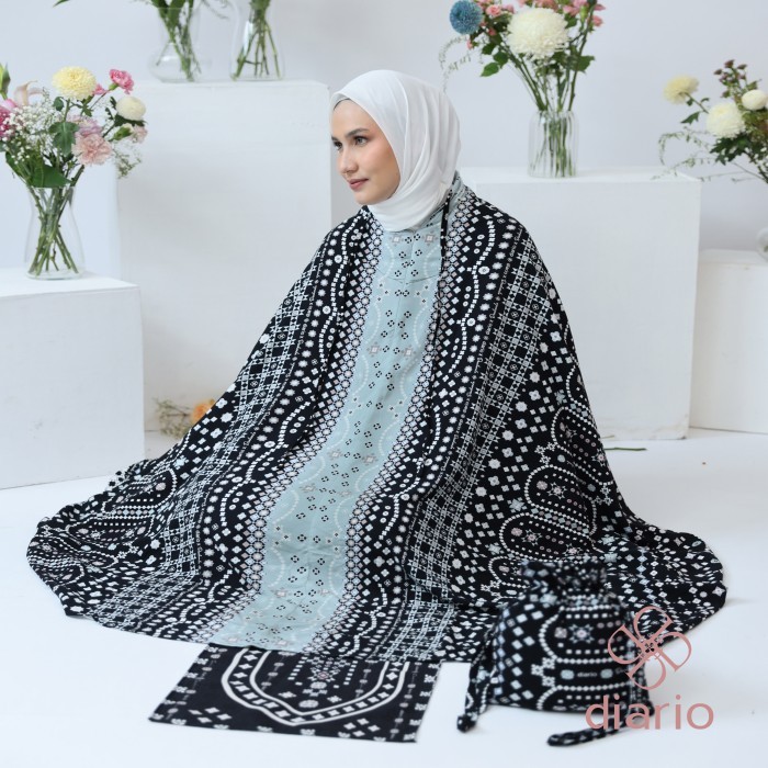 Minajshop Diario X Dwihanda - Mukena Sejiwa Prayer Set 2In1 Free Sejadah Travel