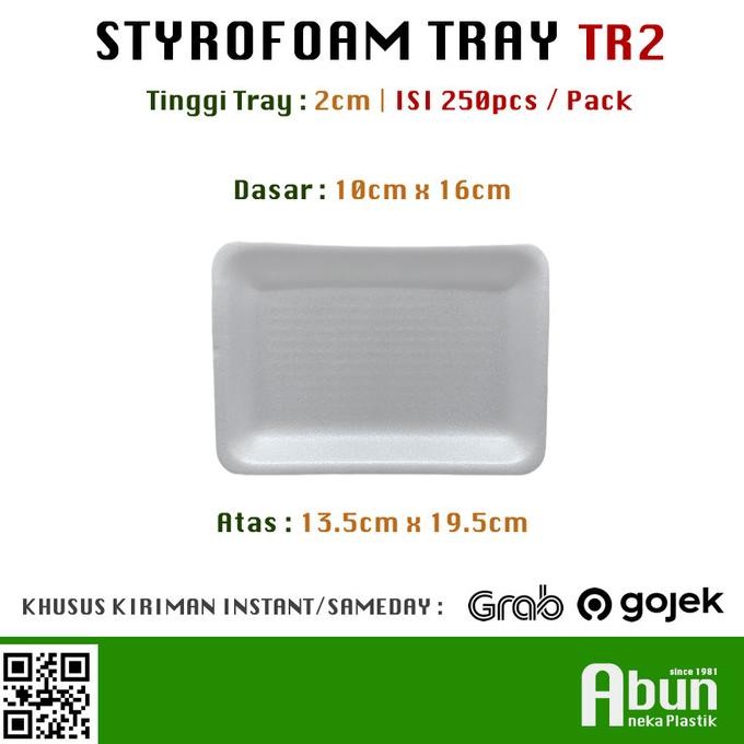 

Tray Styrofoam Tr-2 Isi 250Pcs Original Dan Terpercaya