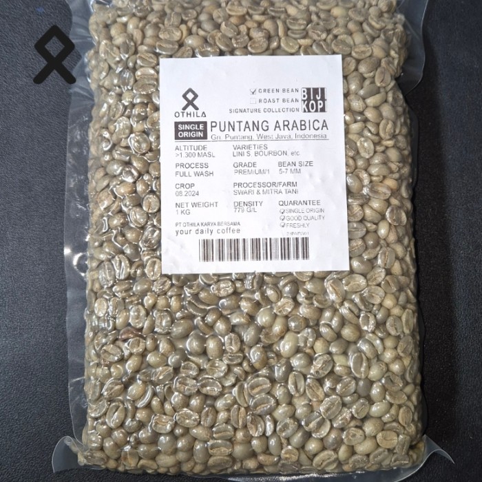 

SALE TERLARIS KOPI PUNTANG GREEN BEAN 1 KG FULL WASH READYY