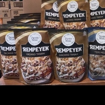 

SALE TERLARIS PEYEK NYAI REMPEYEK KACANG TANAH SNACK NGEMIL 120GR READYY