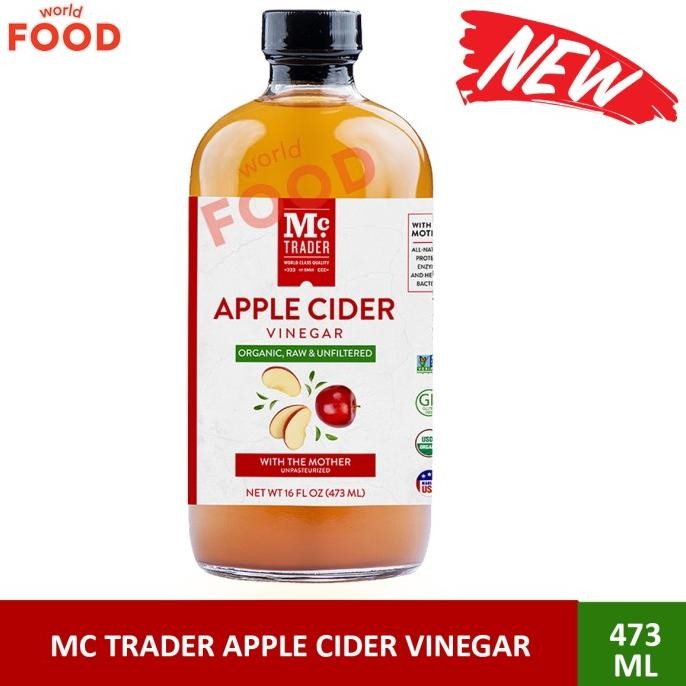 

MC TRADER ORGANIC APPLE CIDER VINEGAR 473 ML
