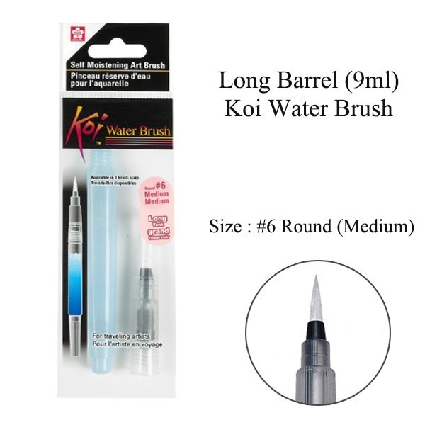 

HARGA DISKON Sakura Koi Water Brush Long Barrel - Medium (Kuas Lukis)
