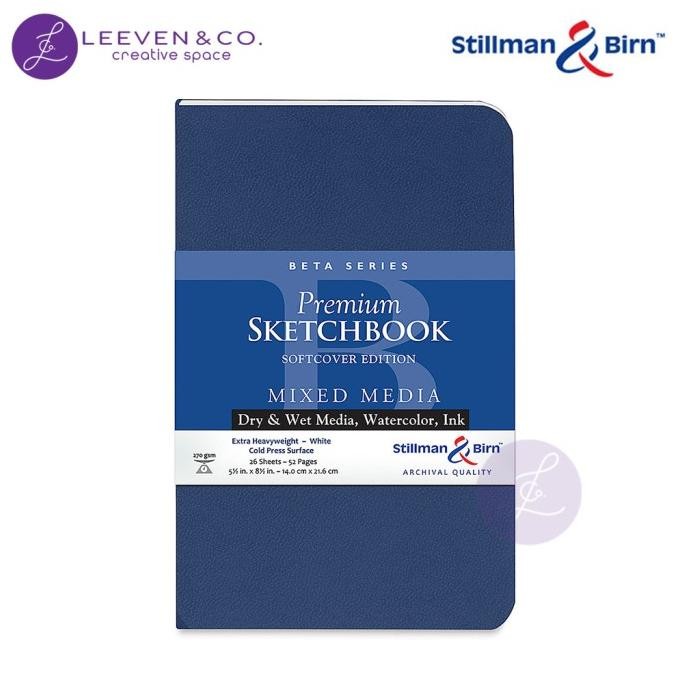 

HOT PROMO STILLMAN & BIRN 270GSM SKETCHBOOK SOFTCOVER A5 (5 X 8 INCH) PORTRAIT