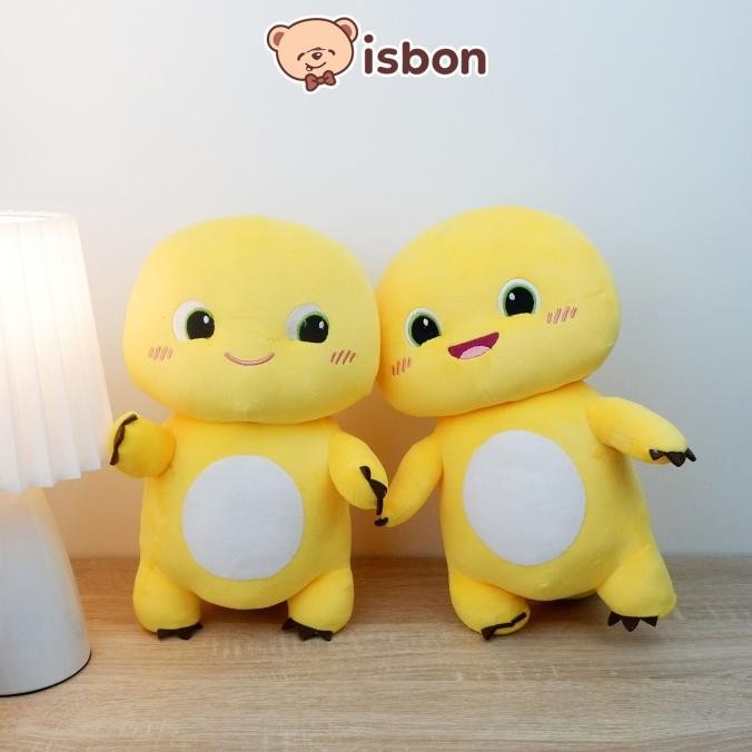 Terbaru Istana Boneka Dino Kuning Squishy Yellow Dino 12Inch Mini Lucu Mainan Neo