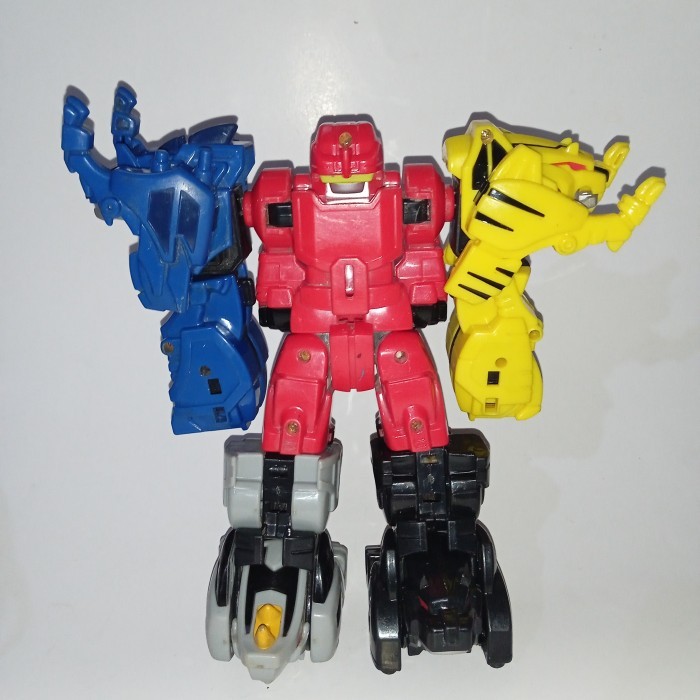 (TKD) hokben toys animal robot megazord full set