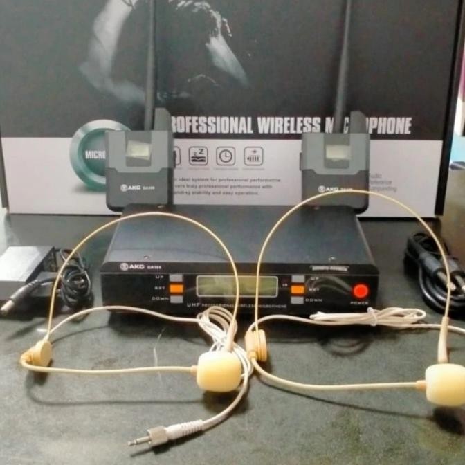 Sale Mic Wireless Bando Jepit Akg Da80 Da 80 Terbaik