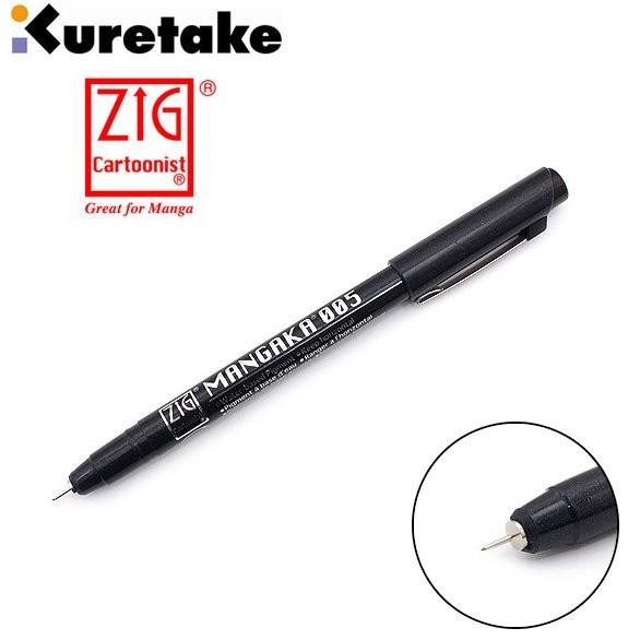 

DISKON Kuretake Zig Cartoonist Mangaka Outline Pen - 005 Black