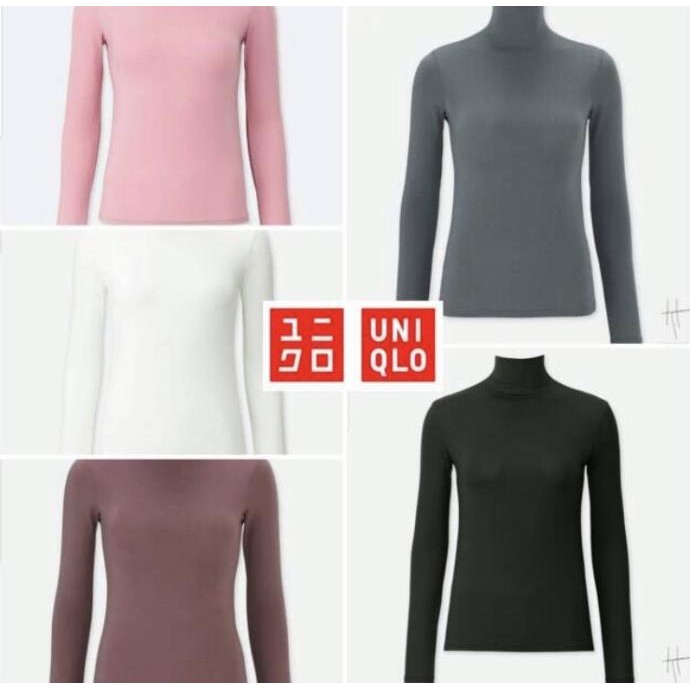 Promo Uniqlo AIRISM Hana Tajima Manset T-shirt High Neck lengan panjang ORI COD