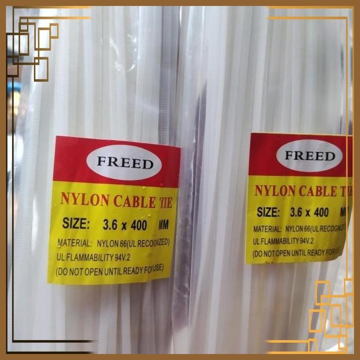 

[AST] KABEL TIES 40CM X 3.6MM PUTIH / KABEL TIS 400MM X 3.6MM