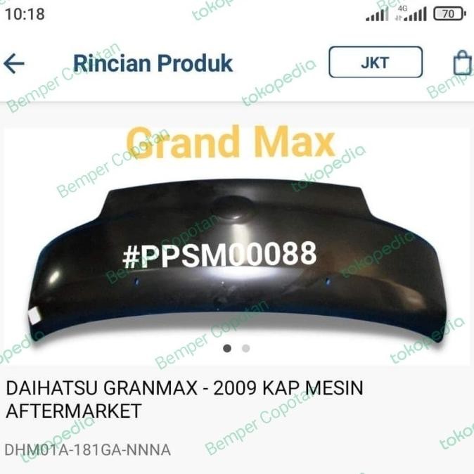 KAP MESIN GRAND MAX HEMAT