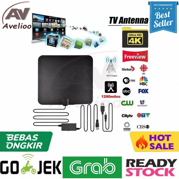 ANTENA TV DIGITAL TV / FM HDTV VHF BONUS SIARAN LUAR NEGERI TERBATAS