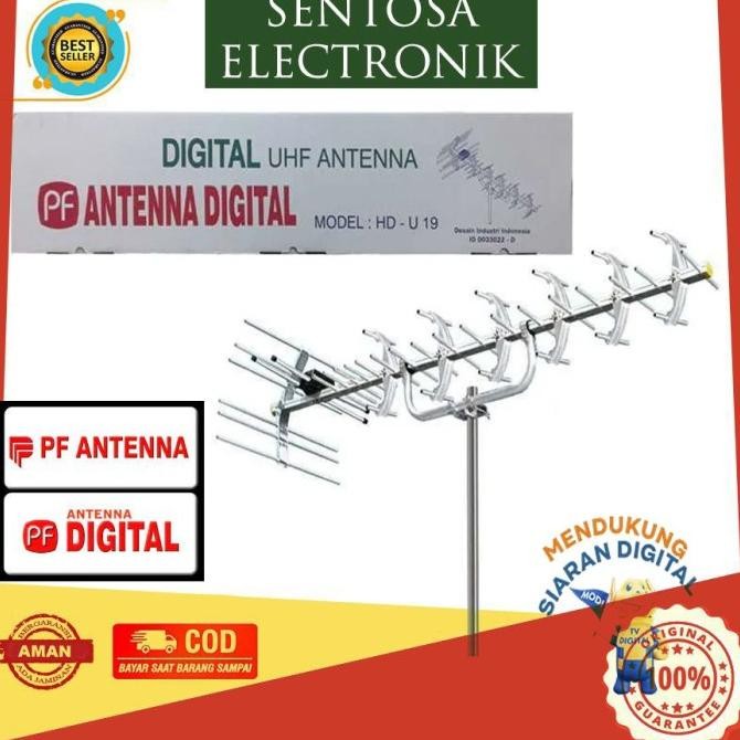 ANTENA DIGITAL/ANTENA LUAR DIGITAL PF HD-U19 - ORIGINAL PF FORSALE