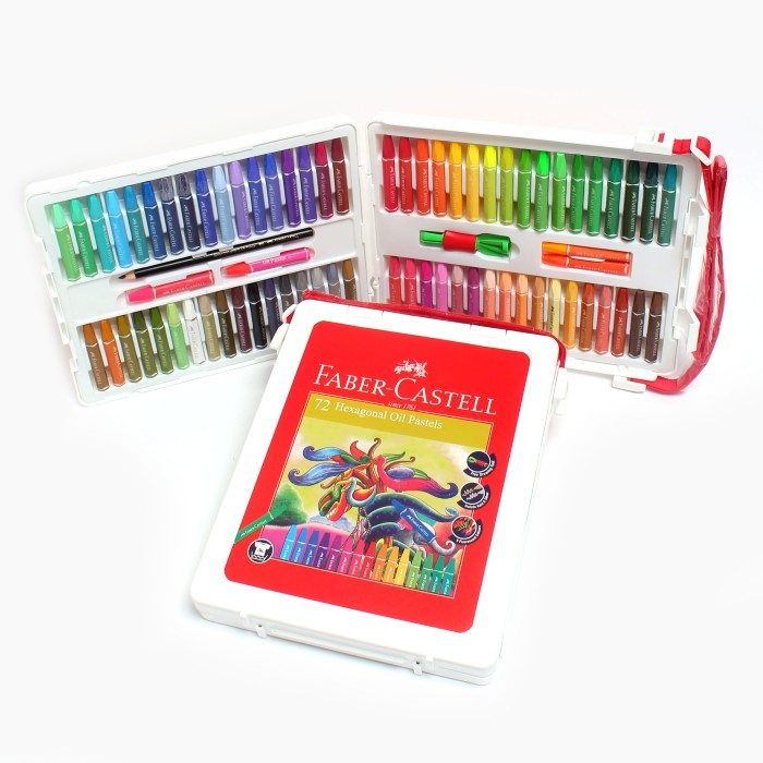 

Faber Castell Crayon Minyak/ Crayon Oil Pastel 72 Warna [ Set ]