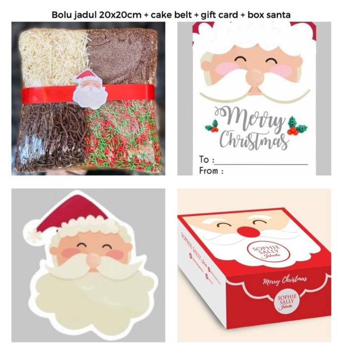 

BOLU JADUL / SPONGE CAKE CHRISTMAS EDITION / HAMPERS PAKET NATAL 2020
