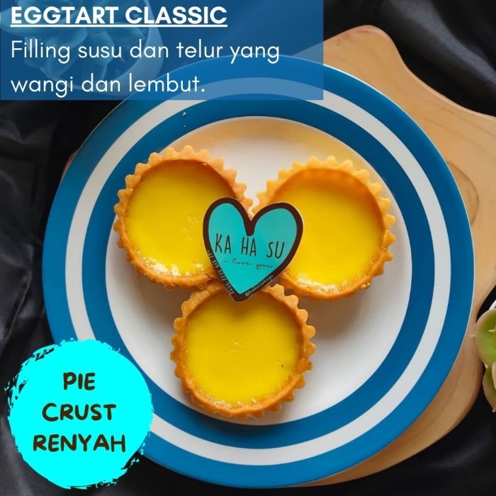 

COMBO PERSONAL KA HA SU PIE BUAH FRUIT SUSU EGGTART BLUEBERRY CHEESE