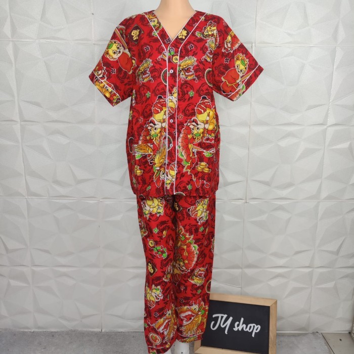 

BAGUS!!! (M-XXL) PIYAMA BATIK BAGAN SPESIAL IMLEK TAHUN NAGA SKU 52397