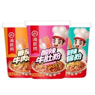 

Haidilao instant cup noodle/mie instant/cup noodle/suan la fen