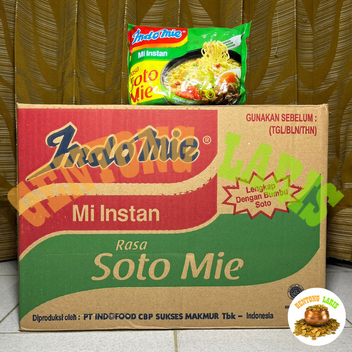 

Indomie Kuah Soto Mie 1 Dus / Karton isi 40 pcs Mie Instan