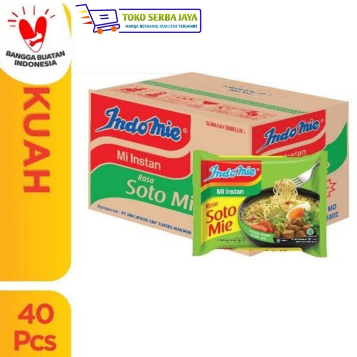 

TERBARU! INDOMIE SOTO MIE 1 DUS ISI 40