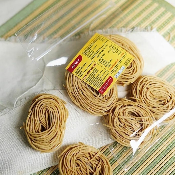 

TERLARIS! Mie Keto Original 4 Keping Sehat Halal Debm Friendly
