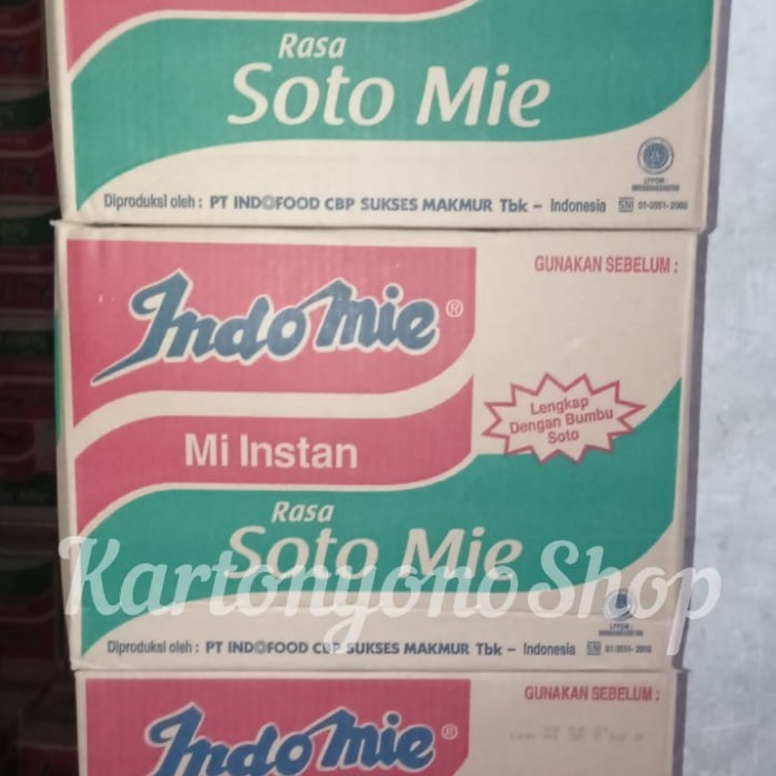 

TERBARU! Indomie Mie Kuah Rasa Soto Mie Per Dus isi 40bks