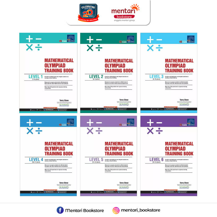 

SAP SEAMO Mathematical Olympiad Training Book Buku Fisik Buku Latihan