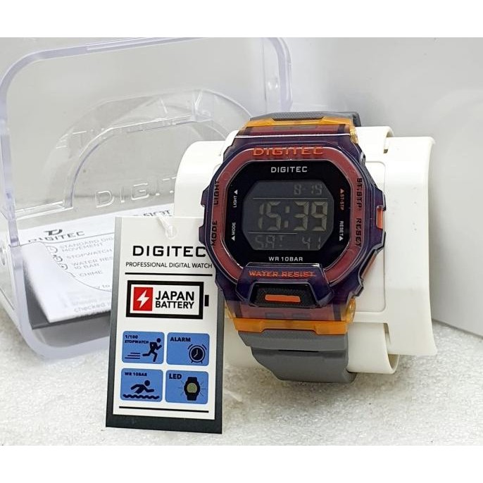 JAM TANGAN SPORT PRIA DIGITEC 5169 DIGITAL ANTI AIR WATER ORIGINAL