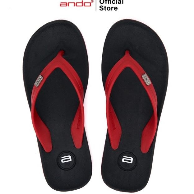 Ando Andal Jepit Thunder 02 Pria Dewaa Hitammerah