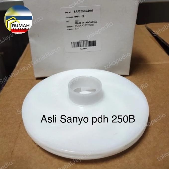 IMPELER JETPUMP SANYO PDH 250B ATAU PANASONIC GF 255 KIPAS JETPUMP SANYO PANASONIC TERMURAH