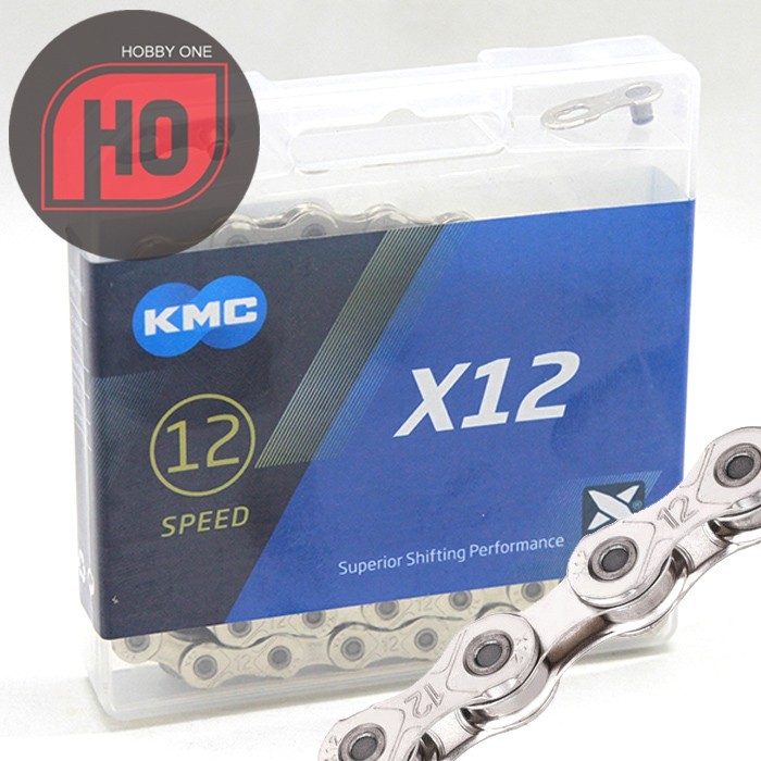KMC X12 Chain - SILVER - Rantai 12 Speed