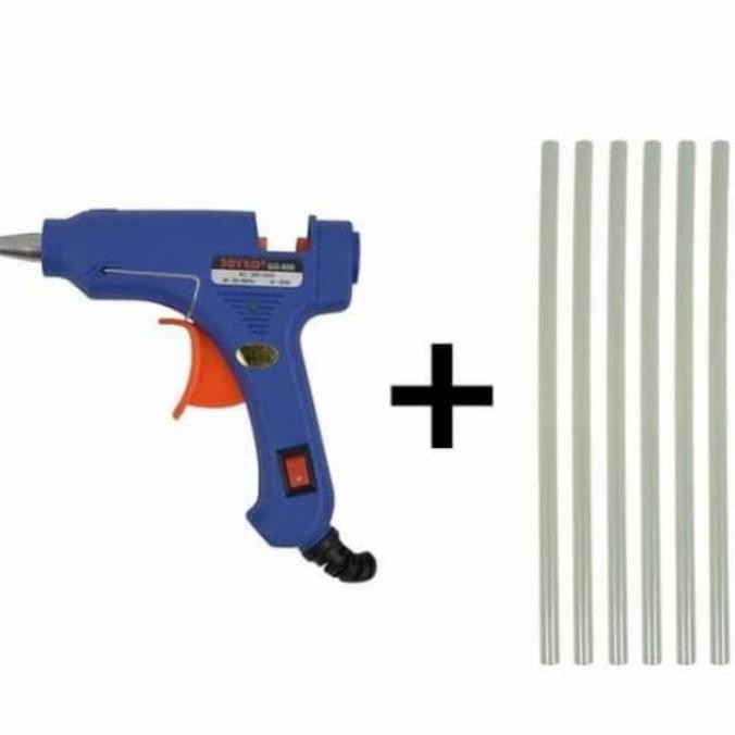 

Promo Paket Glue Gun Joyko GG-850/20 watt + Refill Glue stick /6Pcs COD